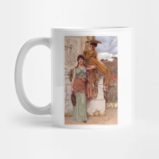 Waiting for the Procession by John William Godward Mug